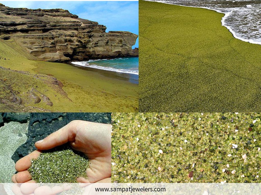 Green Sand Beach in Hawaii