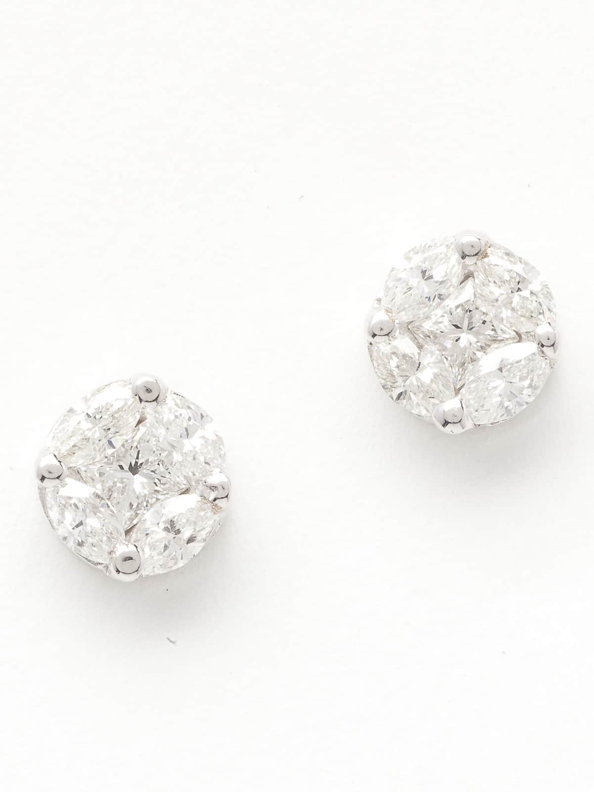 diamond solitaire earrings