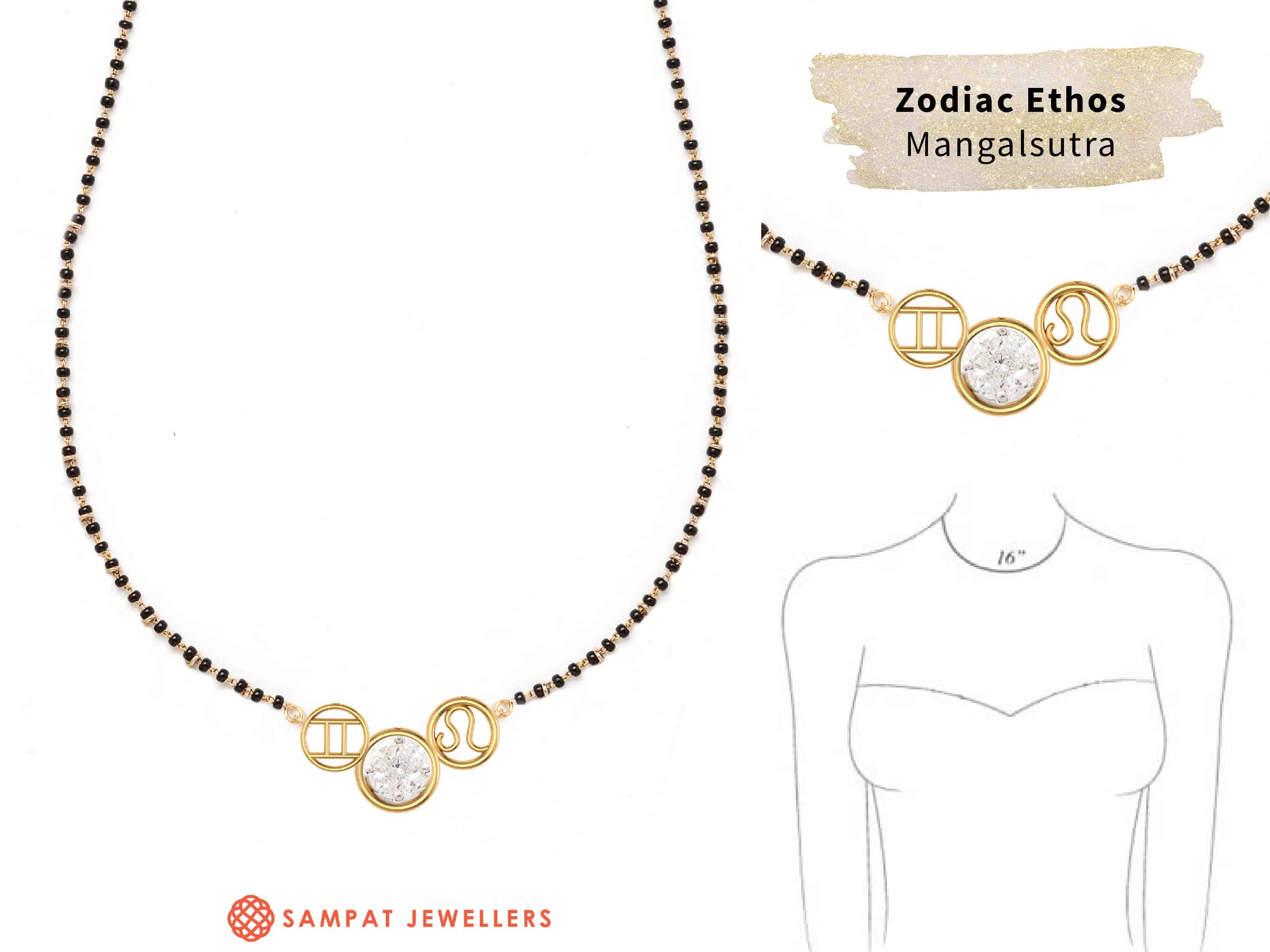 Zodiac simple Mangalsutra