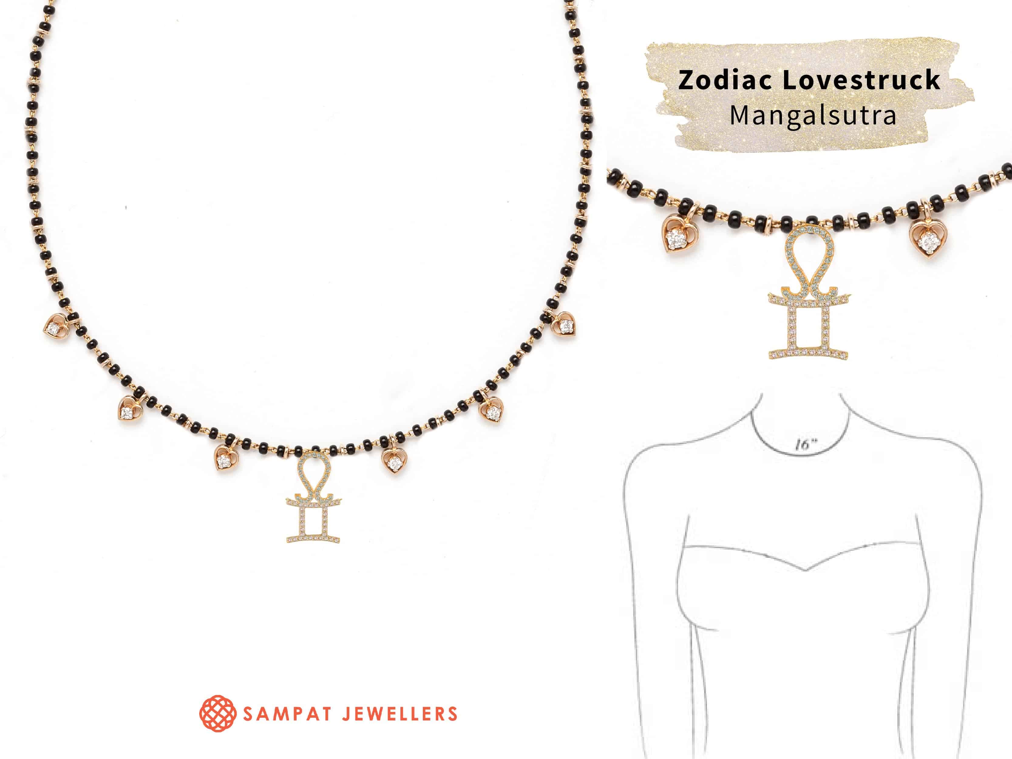 简单的曼格苏特拉设计灵感来自 Sonam Kapoors Mangalsutra