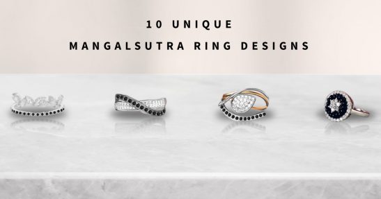Diamond Mangalsutra Ring Designs for the Modern Bride