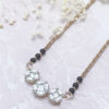 Simple mangalsutra with 3 diamonds