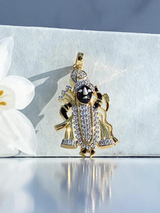 Shrenathji Diamond Pendant