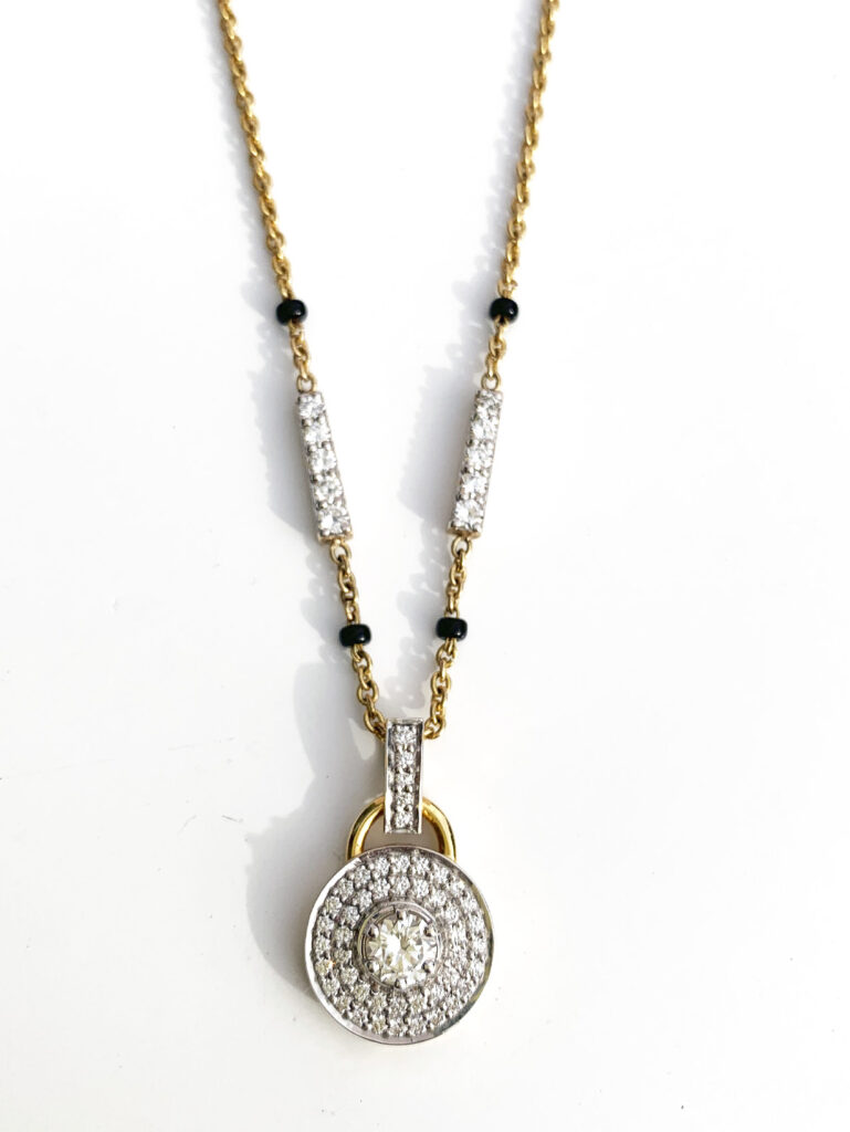 Celeste Diamond Mangalsutra – Sampat Jewellers Inc.